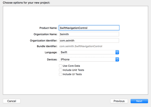 "Naming your Swift project"